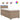 Pat box spring cu saltea, cappuccino, 100x200cm piele ecologică