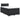 Pat box spring cu saltea, negru, 120x190 cm, piele ecologică