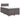 Pat box spring cu saltea, gri, 120x200 cm, piele ecologică