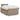 Pat box spring cu saltea, cappuccino, 120x200cm piele ecologică