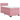Pat box spring cu saltea, roz, 80x200 cm, catifea