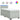 Pat box spring cu saltea, gri deschis, 90x190 cm, catifea