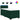 Pat box spring cu saltea, verde închis, 90x190 cm, catifea
