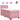 Pat box spring cu saltea, roz, 90x190 cm, catifea