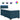 Pat box spring cu saltea, albastru, 90x190 cm, catifea