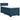 Pat box spring cu saltea, albastru, 90x190 cm, catifea