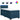 Pat box spring cu saltea, albastru, 90x190 cm, catifea
