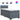 Pat box spring cu saltea, gri închis, 90x200 cm, catifea