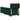 Pat box spring cu saltea, verde închis, 90x200 cm, catifea