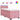 Pat box spring cu saltea, roz, 90x200 cm, catifea