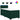 Pat box spring cu saltea, verde închis, 90x200 cm, catifea