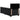 Pat box spring cu saltea, negru, 100x200 cm, catifea