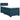 Pat box spring cu saltea, albastru, 100x200 cm, catifea