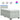 Pat box spring cu saltea, gri deschis, 100x200 cm, catifea