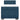 Pat box spring cu saltea, albastru, 100x200 cm, catifea