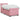 Pat box spring cu saltea, roz, 100x200 cm, catifea