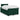 Pat box spring cu saltea, verde închis, 120x190 cm, catifea