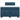 Pat box spring cu saltea, albastru, 120x190 cm, catifea