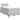 Pat box spring cu saltea, gri deschis, 120x190 cm, catifea