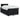 Pat box spring cu saltea, negru, 120x190 cm, catifea