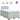 Pat box spring cu saltea, gri deschis, 120x190 cm, catifea