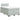 Pat box spring cu saltea, gri deschis, 120x190 cm, catifea