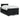 Pat box spring cu saltea, negru, 120x190 cm, catifea