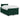 Pat box spring cu saltea, verde închis, 120x200 cm, catifea