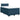 Pat box spring cu saltea, albastru, 120x200 cm, catifea