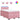 Pat box spring cu saltea, roz, 120x200 cm, catifea