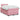 Pat box spring cu saltea, roz, 120x200 cm, catifea