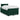 Pat box spring cu saltea, verde închis, 120x200 cm, catifea