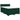 Pat box spring cu saltea, verde închis, 140x190 cm, catifea