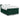 Pat box spring cu saltea, verde închis, 140x190 cm, catifea