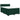 Pat box spring cu saltea, verde închis, 140x190 cm, catifea