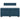 Pat box spring cu saltea, albastru, 140x190 cm, catifea