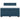 Pat box spring cu saltea, albastru, 140x200 cm, catifea