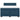 Pat box spring cu saltea, albastru, 140x200 cm, catifea