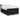 Pat box spring cu saltea, negru, 140x200 cm, catifea