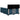 Pat box spring cu saltea, albastru, 160x200 cm, catifea