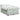 Pat box spring cu saltea, gri deschis, 160x200 cm, catifea