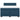 Pat box spring cu saltea, albastru, 160x200 cm, catifea