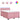 Pat box spring cu saltea, roz, 160x200 cm, catifea