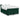 Pat box spring cu saltea, verde închis, 160x200 cm, catifea