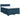 Pat box spring cu saltea, albastru, 160x200 cm, catifea