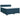 Pat box spring cu saltea, albastru, 180x200 cm, catifea
