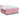 Pat box spring cu saltea, roz, 180x200 cm, catifea