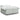 Pat box spring cu saltea, gri deschis, 200x200 cm, catifea