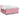 Pat box spring cu saltea, roz, 200x200 cm, catifea