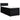 Pat box spring cu saltea, negru, 80x200 cm, textil